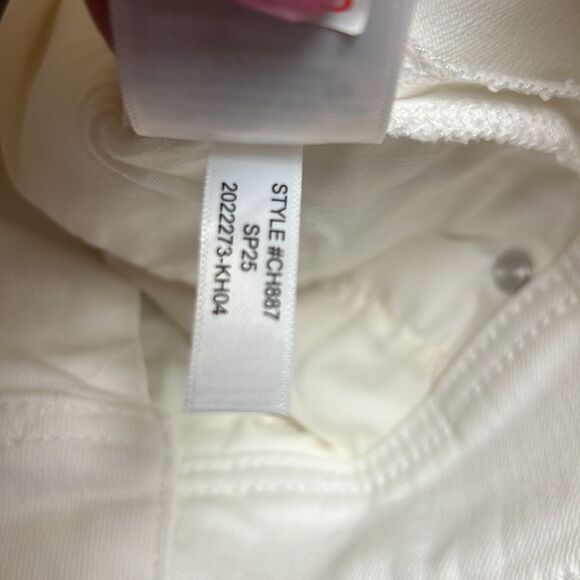 J. Crew CH889 /ch887 white slim-wide jean with stacked buttons NWT - Picture 10 of 11